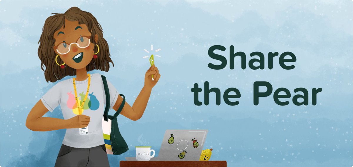 PearDeck's tweet image. Are you planning a #PearDeck training? Make sure you sign up to #ShareThePear!

Just fill out the form and you'll get access to official training Decks, Pear Deck Premium trial codes, swag, and customizable invites! ✨💌 Learn more here: hubs.la/H0-cgbH0