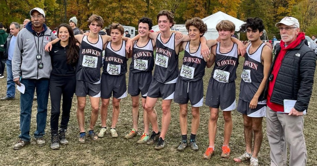 HawkenAthletics's tweet photo. Over the weekend Boys XC qualified for states!! They finished 4th in the Div II Regional Race!  This is the first time in 39 years that the Boys XC qualified for states as a team!  Nick Garcia-Whitko '24 finished 5th overall! @HawkenSchool @CVC_Athletics @Hawken_XC @hawkenboysxc https://t.co/ViMdiDDAFi