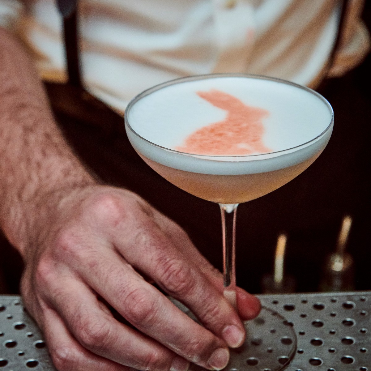 intersectNYC's tweet photo. The Andromeda features a unique taste and a design reminiscent of “Compère Lapin” himself, the mischievous rabbit from traditional Creole and Caribbean folktales. For those who love adventure, this cocktail is perfect for you.

#CocktailsInTheCity #INTERSECTNYC #CompèreLapin https://t.co/ngkAjtXN6E