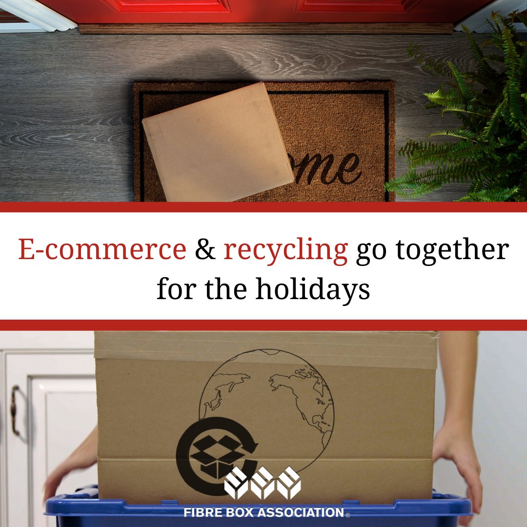 FibreBoxAssn's tweet photo. The holiday shopping season is in full swing. Each year, a bigger share of holiday #shopping takes place online. Follow along this holiday season as we share facts, articles and more about the importance of recycling your #e-commerce packages.
#recycleyourboxes https://t.co/WqSyv5WQ0d