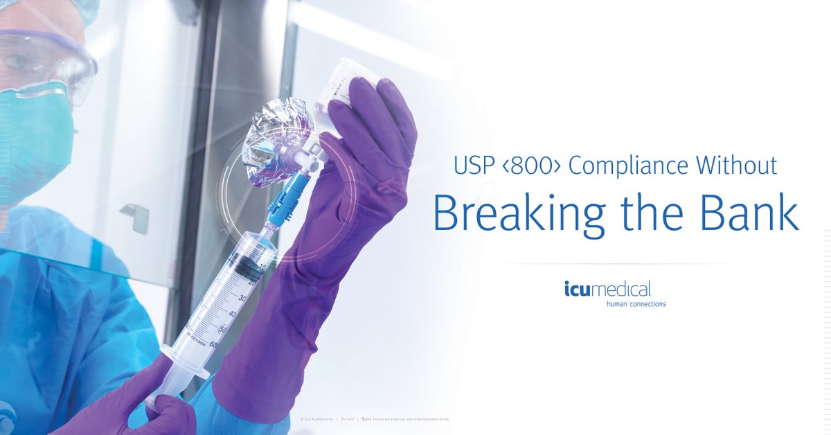 ICU_Medical's tweet photo. Industry safe handling guidelines say you must stay closed to help protect against hazardous drug exposure, so why not choose a system that’s closed, compliant, and cost-effective? #USP800 #safehandling #Oncology #CSTDs https://t.co/yZCRHHMkvi https://t.co/xjgJnL6CH8