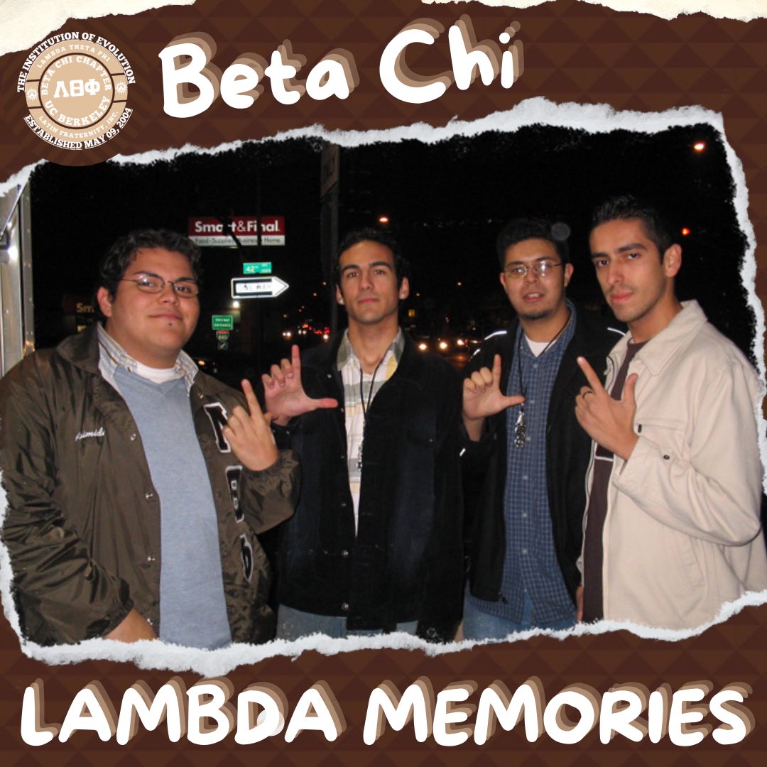 UCBLambdas's tweet photo. It’s Monday!!☀️

This Lambda Memory is from Fall 2004 where some of the brothers went out for a Brother Bonding Moment!

#LambdaMemories #Lambda1975 #UCBerkeley https://t.co/P1kbqszJS8