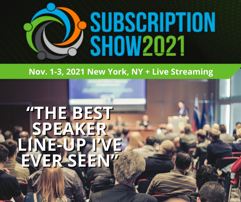 SubInsider's tweet photo. DAY 1 of #SubscriptionShow21 is winding down. But there are still MANY great sessions to come!

Day passes are available as well as in-person &amp; virtual all-conference passes. Don't miss this premier subscription conference!

Register now: https://t.co/svbFuUc8xD https://t.co/kPzNfgzxtb
