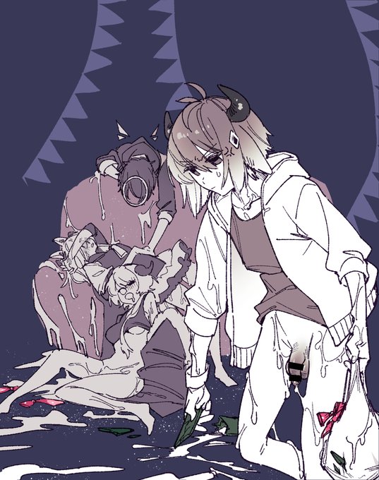 フォルテは体力凄そうなので、みんな潰れた後もぴんぴんしている 後始末とかもする 