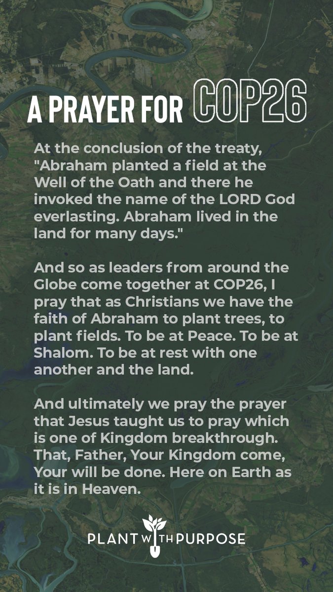 PlantWPurpose's tweet photo. A prayer for #COP26 from EEN's Marqus Cole. See the recording here: https://t.co/R19G5ePpQx https://t.co/PysvsL71MP