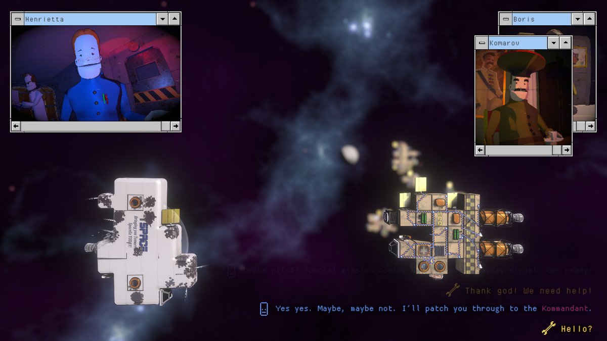 indieexchange's tweet photo. Experience life in space in this story-driven puzzle game called Kosmokrats!

✅Sarcastic Humour
✅Physics-based puzzle game
✅Able to pilot drones in space

Kosmokrats is OUT NOW!
Follow Devs: @PixelDelusion @ModernWolfLtd 
Steam: https://t.co/3K6h4Aoc2J https://t.co/IVSo3wFImj