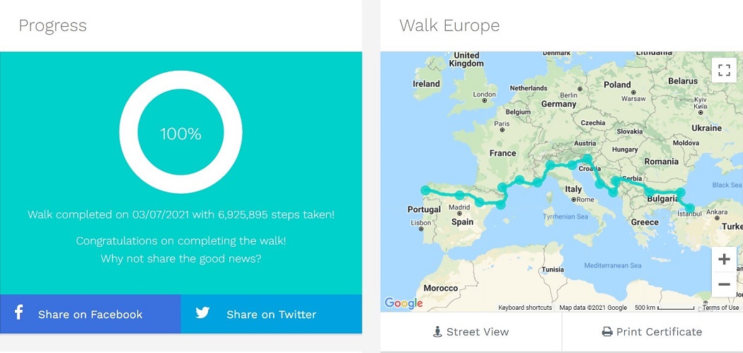 worldwalkingorg's tweet photo. BIG day for our little #Scottish #charity - our magnificent online community of #walkers have completed 50,000 virtual walks to countless great places around the world. Join them for free today @https://worldwalking.org/  #EverydaySteps #KeepWalking https://t.co/i8WNj0StoL