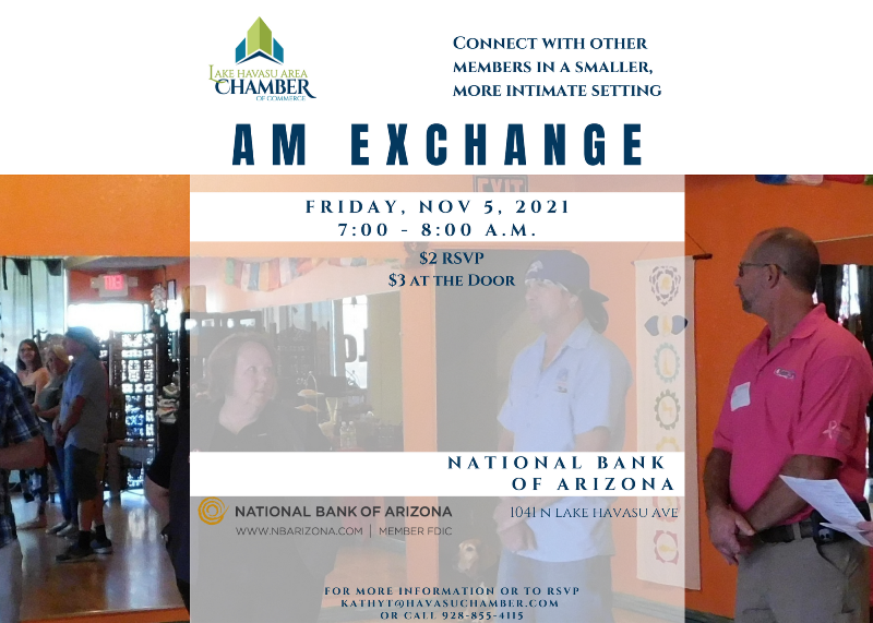 HavasuChamber's tweet photo. Fostering business connections as often as we can! https://t.co/07sfhBmynL