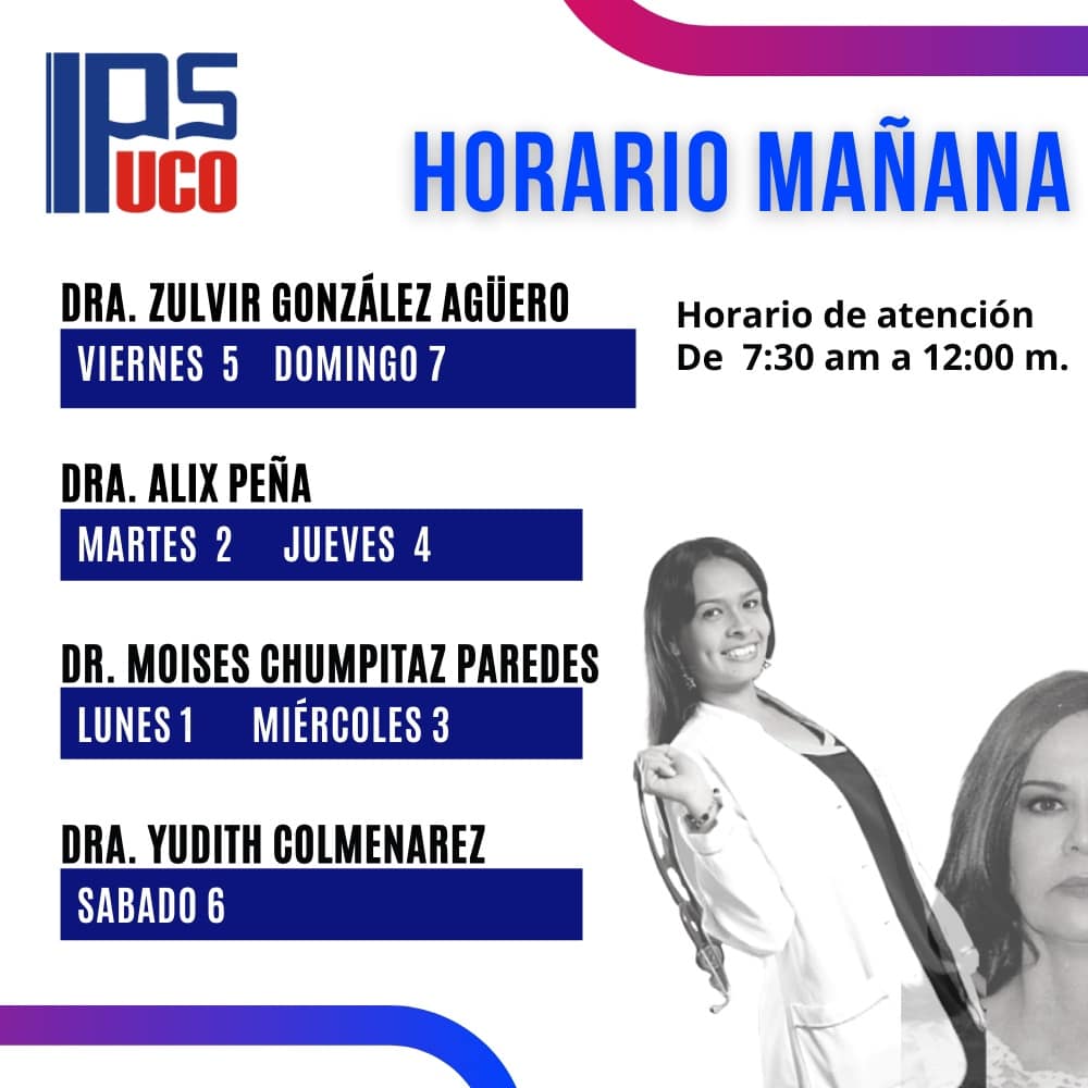 apuclagremio's tweet photo. Horario de atención #SAMI semana del 1-11 al 7-11-21 Atención médica lunes Dra. Elsy Silva, miércoles Dra. Yudith Colmenarez jueves y viernes Dra. Lourdes Escobar, todas de 1:00 a 4:00 pm.

No atendemos casos con síntomas de #COVID19

#salud #medico #lara #ipspuco https://t.co/bwGleQbUZh