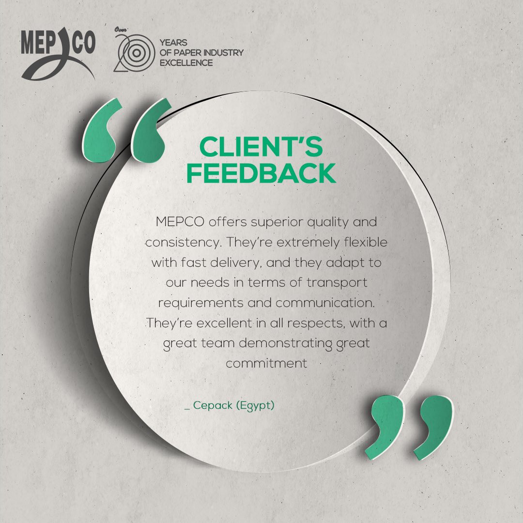 _mepco_'s tweet photo. MEPCO strives to provide high-quality products to its customers and is pleased to satisfy them and obtain their opinions.

#testimonails https://t.co/BSoKnMkv2s