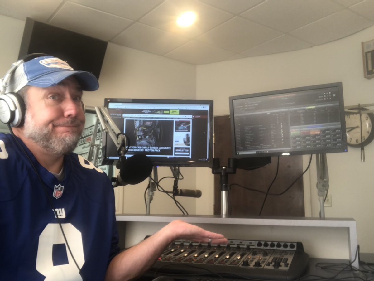 thenikrivers's tweet photo. New studio, who dis? First day on air at @929wbuffm today from 3-7pm. Tune in and listen to my DayQuil fueled shenanigans! Get our FREE app eh? #Radio #WBUF #TownsquareMedia https://t.co/IdXF8V5eAE