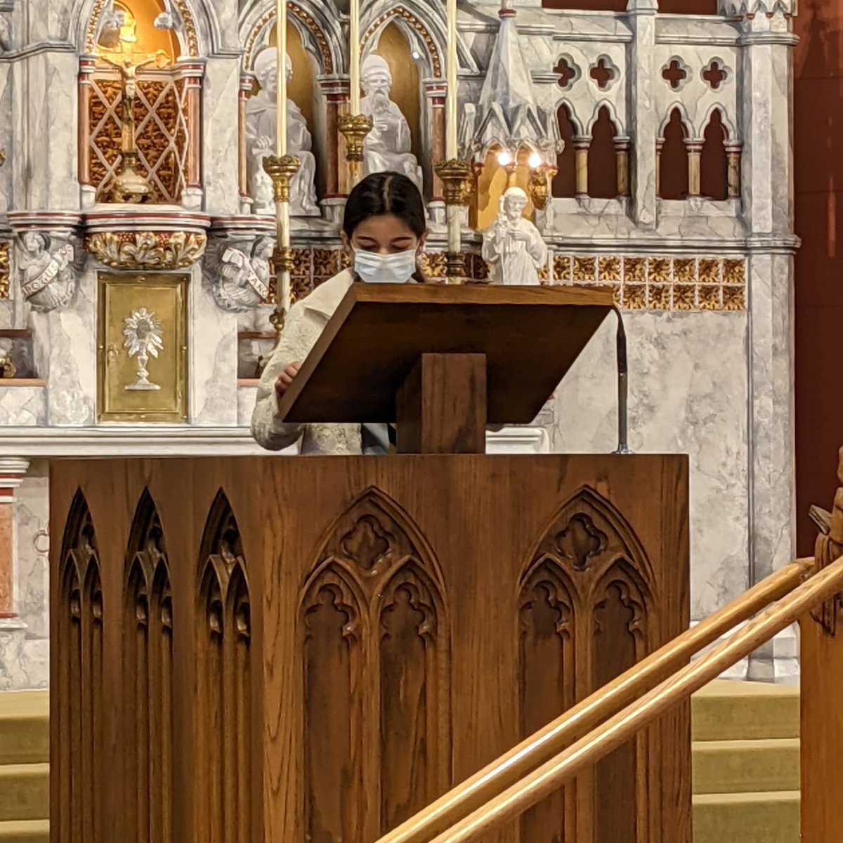 stmarybrookline's tweet photo. Thank you students for your engagement and reverent conduct during our All Saints Day Mass!

#catholicschool
#catholiceducation
#bostoncatholicschools
@BostonCathSupt 
@CSOboston https://t.co/M6L3EgCYM6