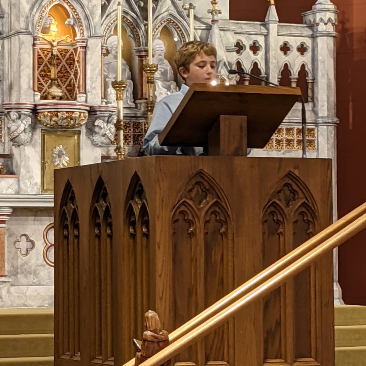 stmarybrookline's tweet photo. Thank you students for your engagement and reverent conduct during our All Saints Day Mass!

#catholicschool
#catholiceducation
#bostoncatholicschools
@BostonCathSupt 
@CSOboston https://t.co/M6L3EgCYM6