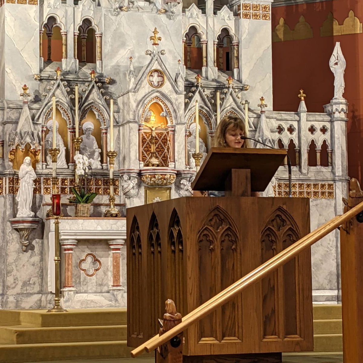 stmarybrookline's tweet photo. Thank you students for your engagement and reverent conduct during our All Saints Day Mass!

#catholicschool
#catholiceducation
#bostoncatholicschools
@BostonCathSupt 
@CSOboston https://t.co/M6L3EgCYM6