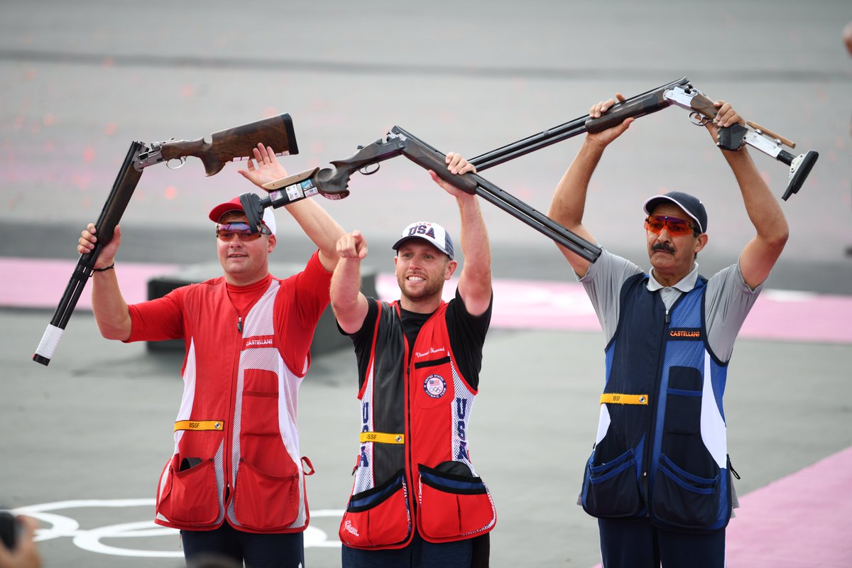 USAShooting's tweet photo. #Ready to feel all the feels again

Countdown to #Paris2024 is on, 998 days to go....

Comment below your favorite moment from the #Tokyo2020 Olympics/Paralympics ⬇️

#USAShooting #USAShootingTeam https://t.co/MRY8NE7sn6