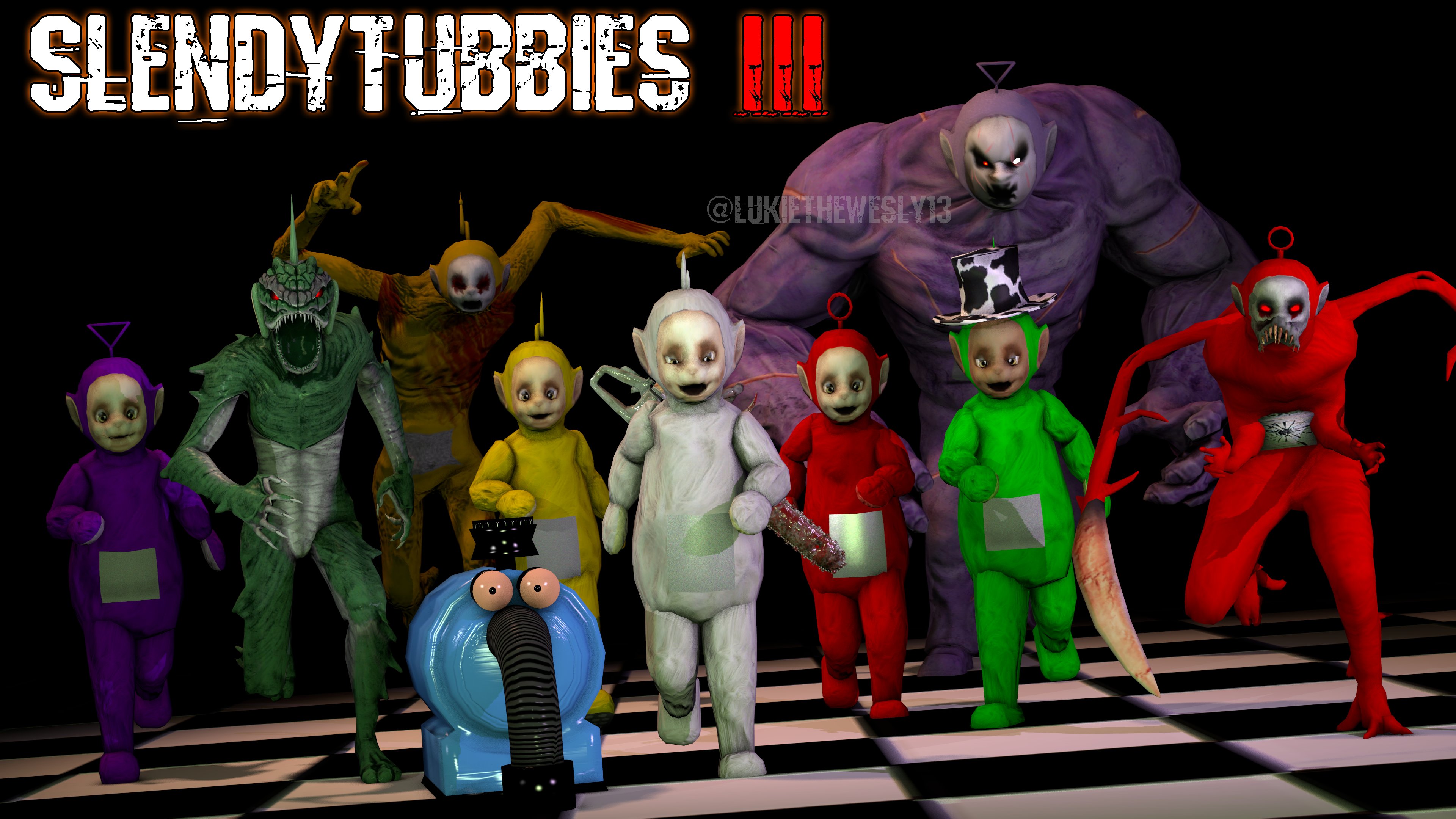 Lukiethewesly13 on X: So, I thought I could my own slendytubbies 3 logo  and it turned out awesome. You can use this for anything you want. Feel  free, but just give me
