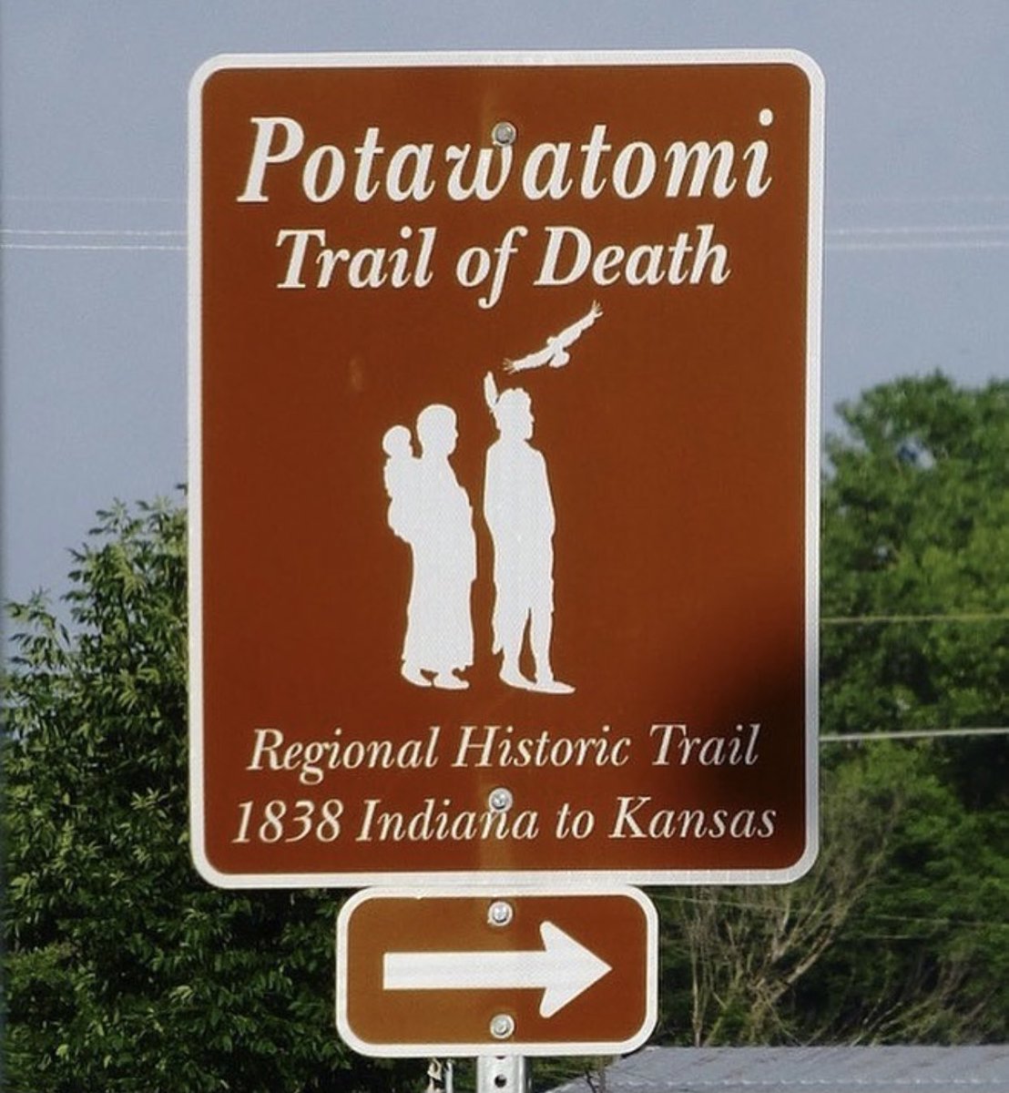 LakotaMan1's tweet photo. The Potawatomi were literally walked to death — this is for my 7th grade history teacher who sent me to detention for mentioning this to her. #NativeAmericanHeritageMonth https://t.co/jKWDIlFpyN