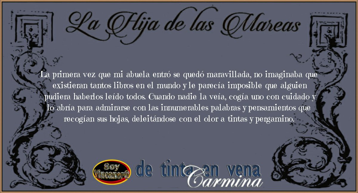 Yo también me hubiera quedado maravillada. #LaHijaDeLasMareas @psanchezvicente <a href="/RocaEditorial/">Roca Editorial</a> #SoyYincanera <a href="/Ana_Kayena/">Kayena</a> <a href="/IslaMilPalabras/">LaIslaMilPalabras</a> <a href="/Librosxdoquier/">Librospordoquier</a> <a href="/MartinGGema/">Gema Martin</a> <a href="/Angela_Andurina/">Ángela</a> <a href="/EremitaLa/">Los Libros del Redondal📚</a> <a href="/garita73/">Margari</a> <a href="/LeyendoEnK/">María Ligeia Amate La Klingonesa</a> <a href="/Lumarel1/">Elena</a> <a href="/misterioletras/">Loli</a> @rafagines <a href="/LugardeClio/">Ellugardeclio</a>