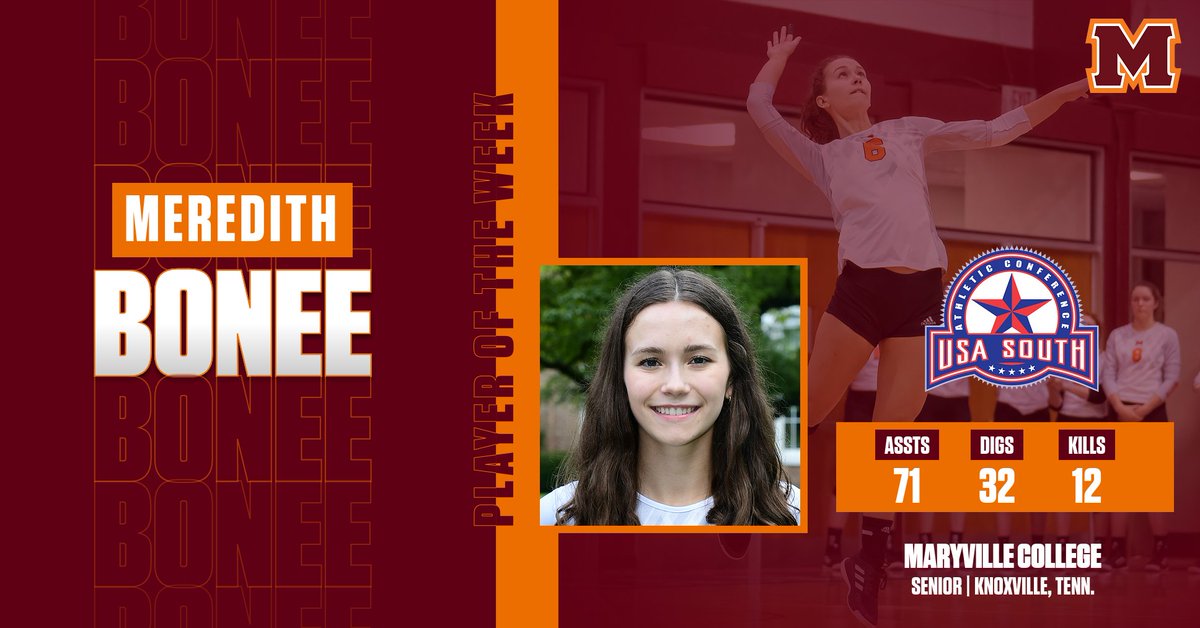 Maryville Super Setter Earns USA South Honor!
ow.ly/rJ0b50GCJ2R