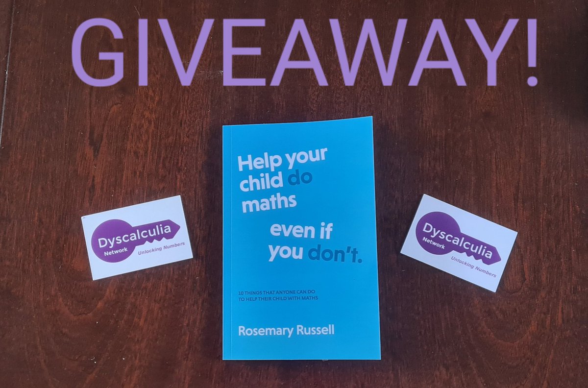 DyscalculiaNet1's tweet image. GIVEAWAY 

Win this fantastic book by Dr Rosemary Russell! All you need to do is comment, ' 'Maths Anxiety Awareness' and tweet this post 

Winner will be drawn on Friday 5th Novembe

#dyscalculianetwor #mathsanxiety #learnus #Nat_Numeracy #mathsanxietytrust #dyscculia