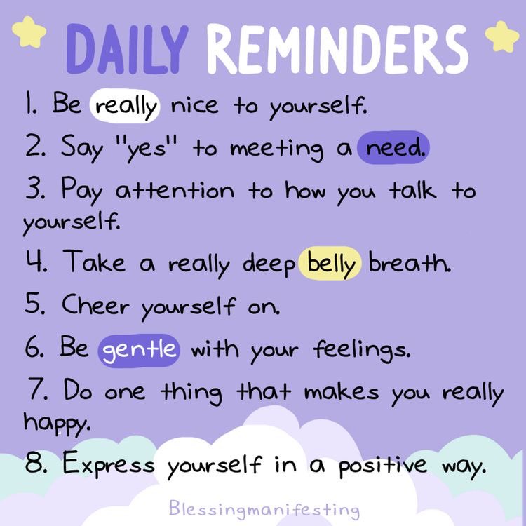 TheSADAG's tweet photo. As you lay down to rest this evening. Take a moment to reflect on the Daily Reminders below that may change your day tomorrow.
#yougotthis
#dailyreminders
#preparingfortomorrow
#itsokaynottobeokay https://t.co/dCyoVpmH0a
