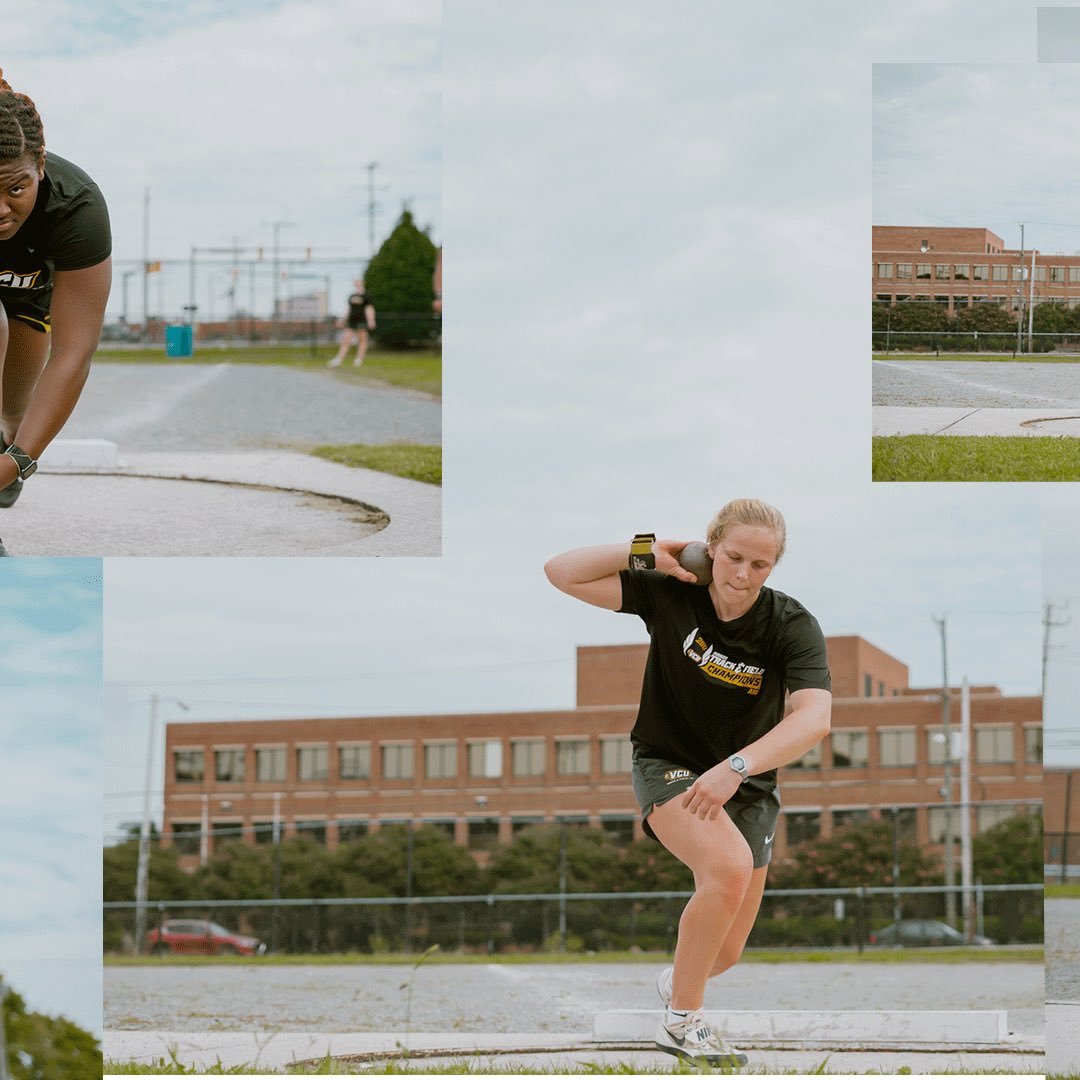 VCUTracknXC's tweet photo. Bomb squad 💣 putting in the work. #Throws #VCUTrack #VCUField #Throwsquad #Shotput #hammer #Discus #weightthrow #LetsGoVCU #ThisIsRamNation https://t.co/Mah9QDr6PC