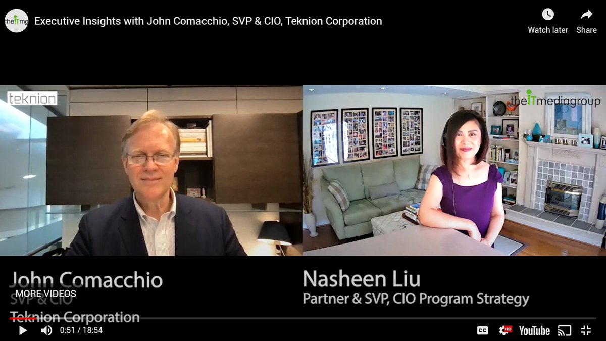CsuiteDialogue's tweet photo. In this episode of Executive Insights @TheITMG, I spoke with @jcomacchio, #CIO of @teknion about the #FutureofWork. #leadership #FoW 
Watch on YouTube: https://t.co/EgDigyzCAY https://t.co/tt7nIiKjYi