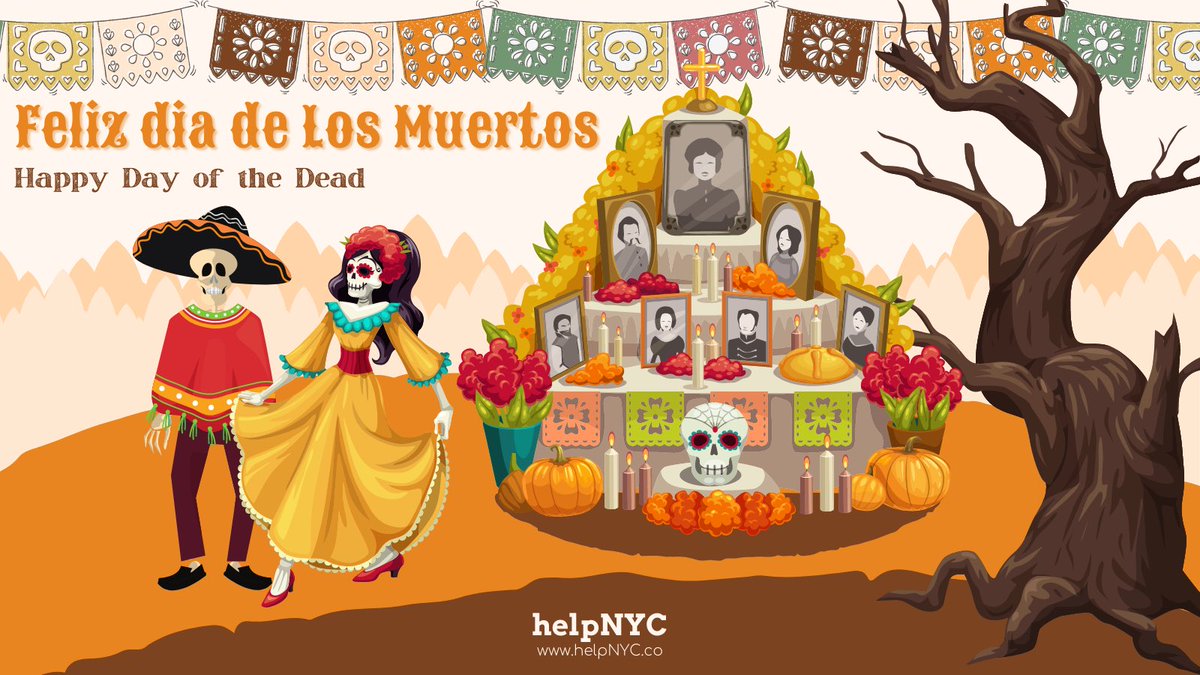 helpNYC's tweet photo. ¡Feliz dia de Los Muertos!
Happy Day of the Dead!

Today we celebrate our loved ones who have passed.  Share with us in the comments who you’re celebrating today!

#dayofthedead #diadelosmuertos #mexicanheritage #mexican #mexico #nyc #newyorkcity #helpNYC #remember #celebrate https://t.co/Di0Dhj4OIm