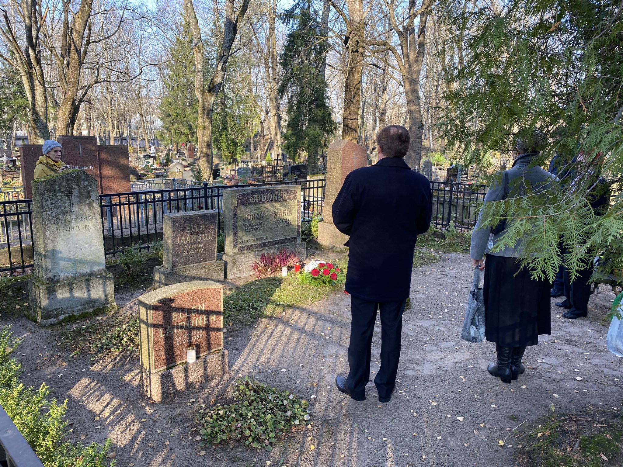 PLinEstonia on Twitter: "Today, on the All Saints’ Day, we laid flowers ...