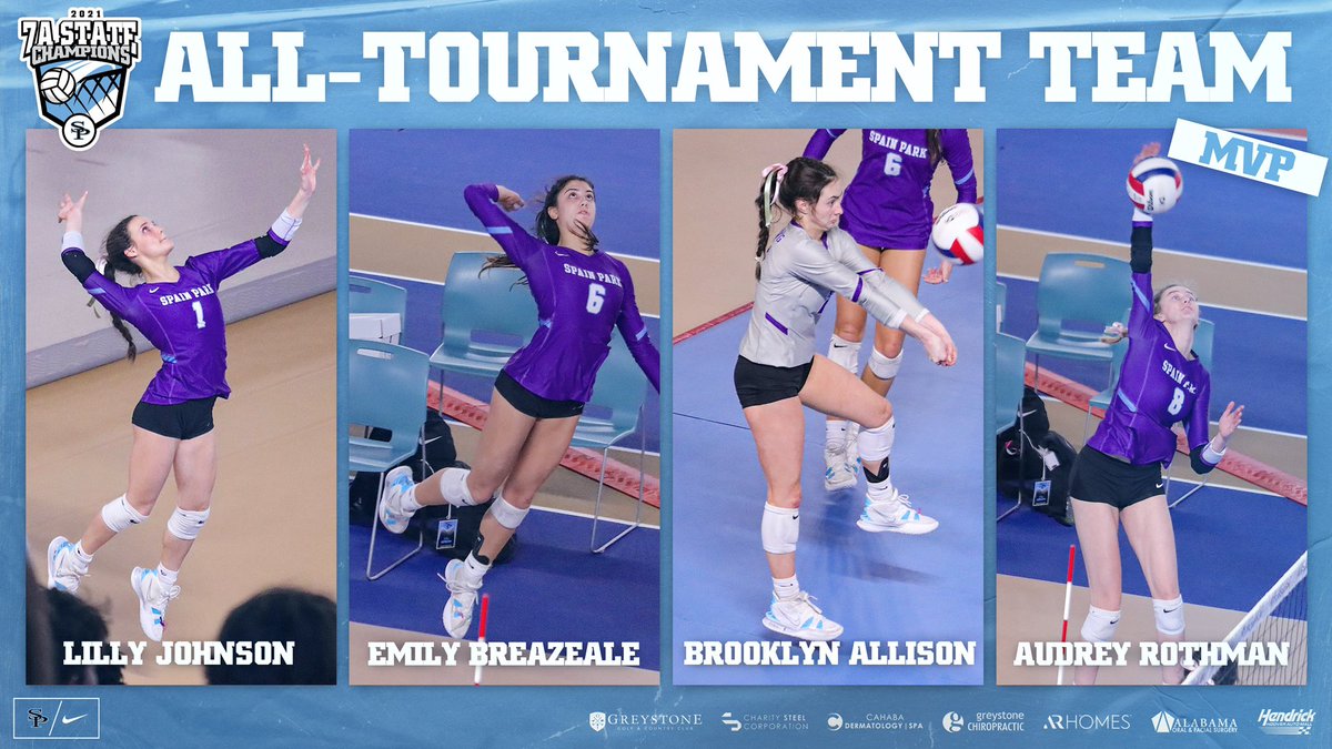 JAGVBALL's tweet photo. All-Tournament Team is JR Lilly Johnson, JR Emily Breazeale, JR Brooklyn Allison, &amp; MVP Senior Audrey Rothman! #JAGSFOREVER https://t.co/hFySgLf2lZ