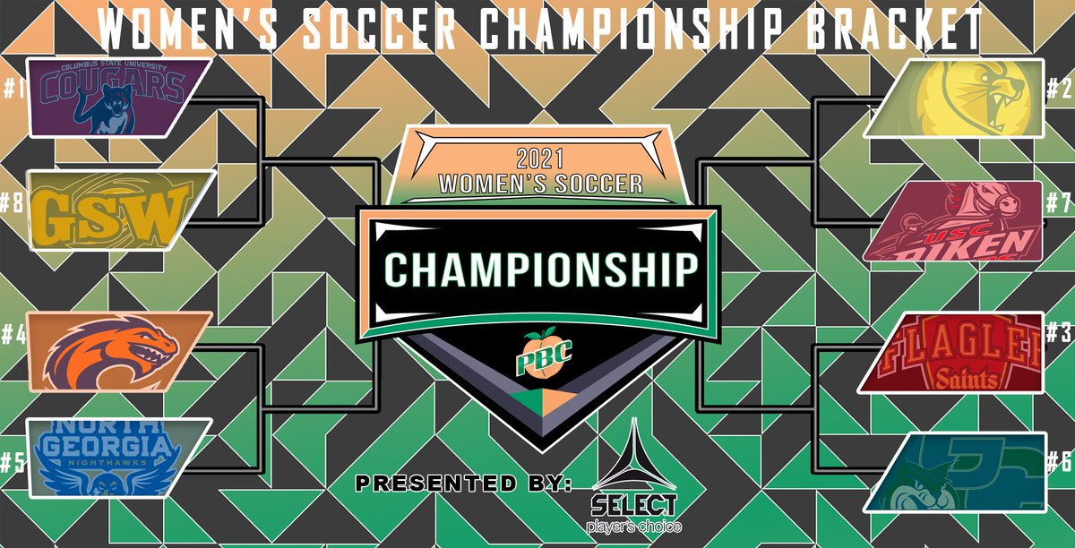 PeachBelt's tweet photo. Peach Belt Announces Women's Soccer Tournament Bracket! https://t.co/Jy1uKM2VJQ #PBCDOMINANT https://t.co/PapTiFwf5V