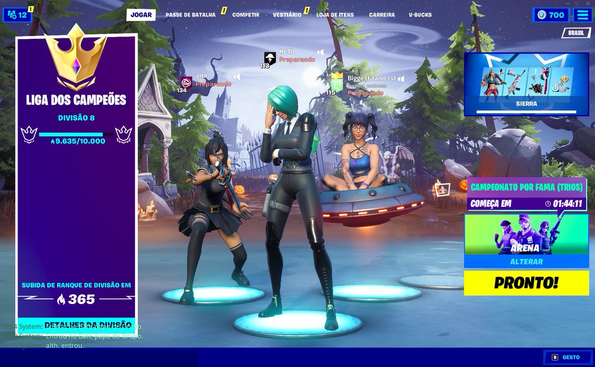 Novo trio pro resto dos camps da Season 🕵️✅

w/ @InstactFN x @AlthFTN