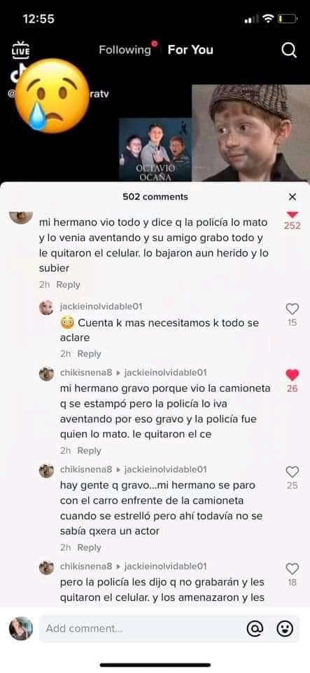 JesusZa40944804's tweet photo. @lopezobrador_ justicia, justicia para Octavio Ocaña (Benito de vecinos)
Exigimos que se esclarezca este caso desde Reynosa Tamaulipas https://t.co/MBaycDwTEt
