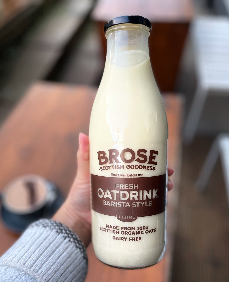We are SUPER excited to be working alongside the @broseoats team 🥰They grow, make and deliver the best organic oat milk. With it just on our doorstep, it’s everything our cafes ethos is about✨ THANK YOU to Josh and the team for introducing us to your wonderful product #oatmilk