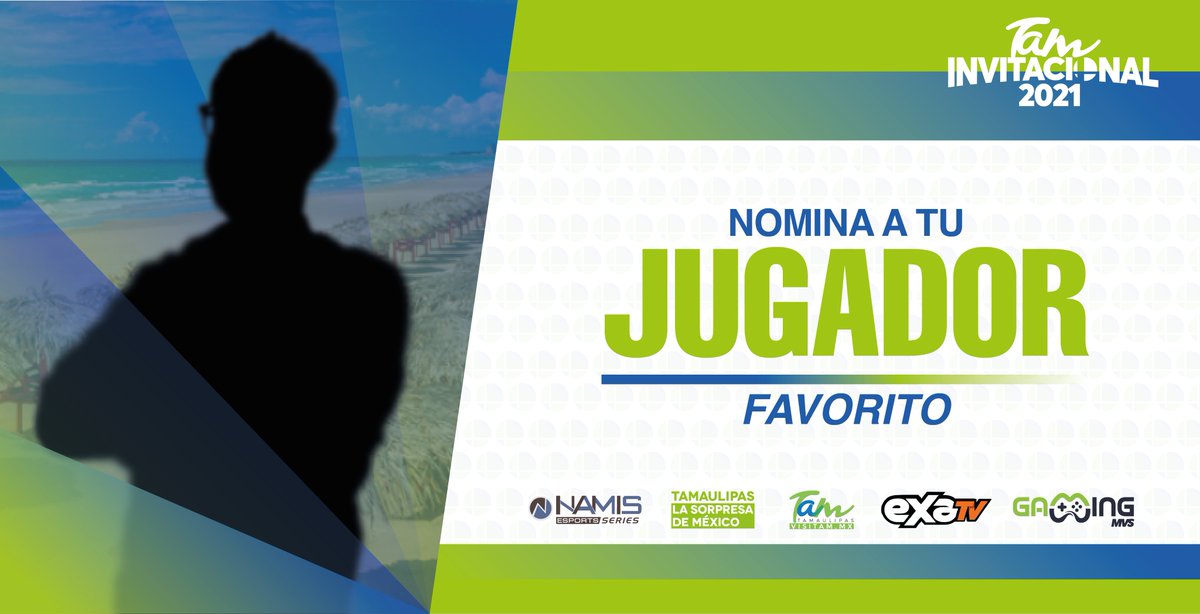 NamisEsports's tweet photo. Quieres ver a tu jugador favorito de México en el #TamInvitacional20201?

¡Responde esta encuesta para nominarlo y verlo en acción! 

https://t.co/pjw51Evco6

Tienes de hoy al 6 de noviembre para nominar a tu jugador, solo se permite un nominado por persona. https://t.co/FWx6MdLUpP
