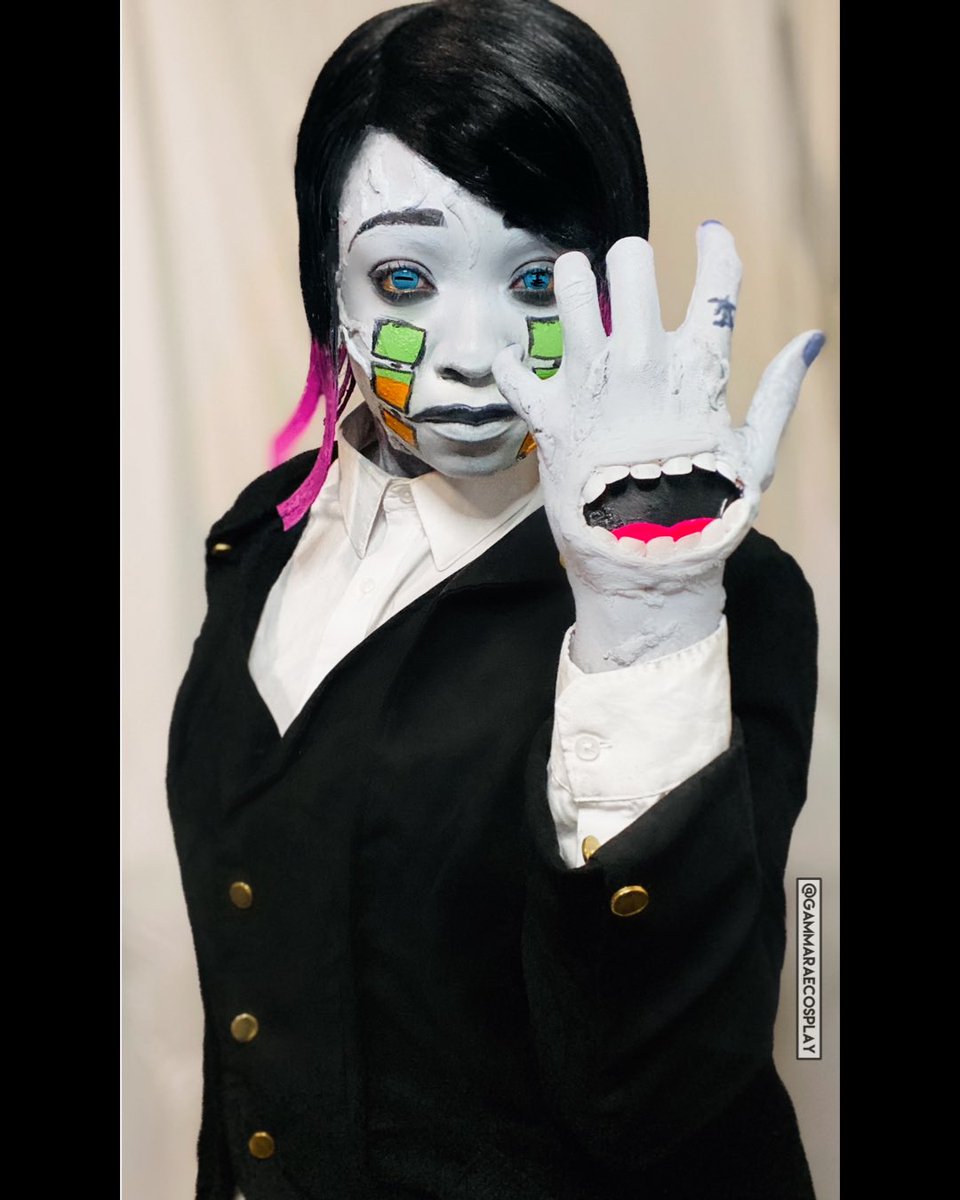 GammaRaeCosplay's tweet photo. “I must say, I like to show a nightmare after I show someone a good dream.” - Enmu 
#demonslayer #anime #kimetsunoyaiba #manga #otaku #tanjiroukamado #demonslayeredit #mugentrainarc #lowermoonone #enmu #dream #nightmare #crunchyroll #funimation #vizmedia #halloween2021 https://t.co/9id6VIfROI