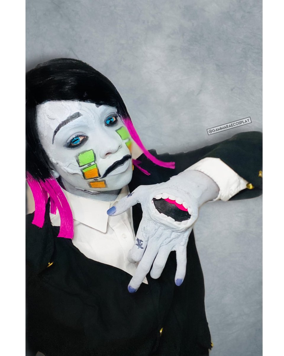 GammaRaeCosplay's tweet photo. “I must say, I like to show a nightmare after I show someone a good dream.” - Enmu 
#demonslayer #anime #kimetsunoyaiba #manga #otaku #tanjiroukamado #demonslayeredit #mugentrainarc #lowermoonone #enmu #dream #nightmare #crunchyroll #funimation #vizmedia #halloween2021 https://t.co/9id6VIfROI