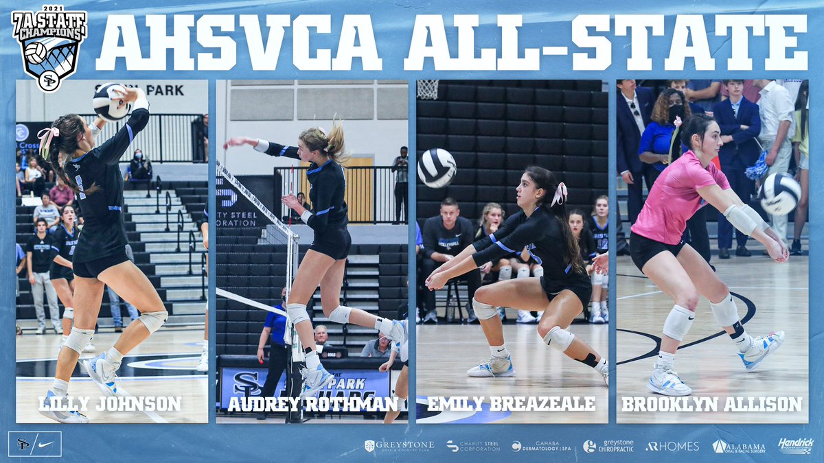 JAGVBALL's tweet photo. AHSVA ALL-STATE! First team- Audrey Rothman, Emily Breazeale and Lilly Johnson. Second team- Brooklyn Allison @ahsvca https://t.co/ij6mfYmbFn