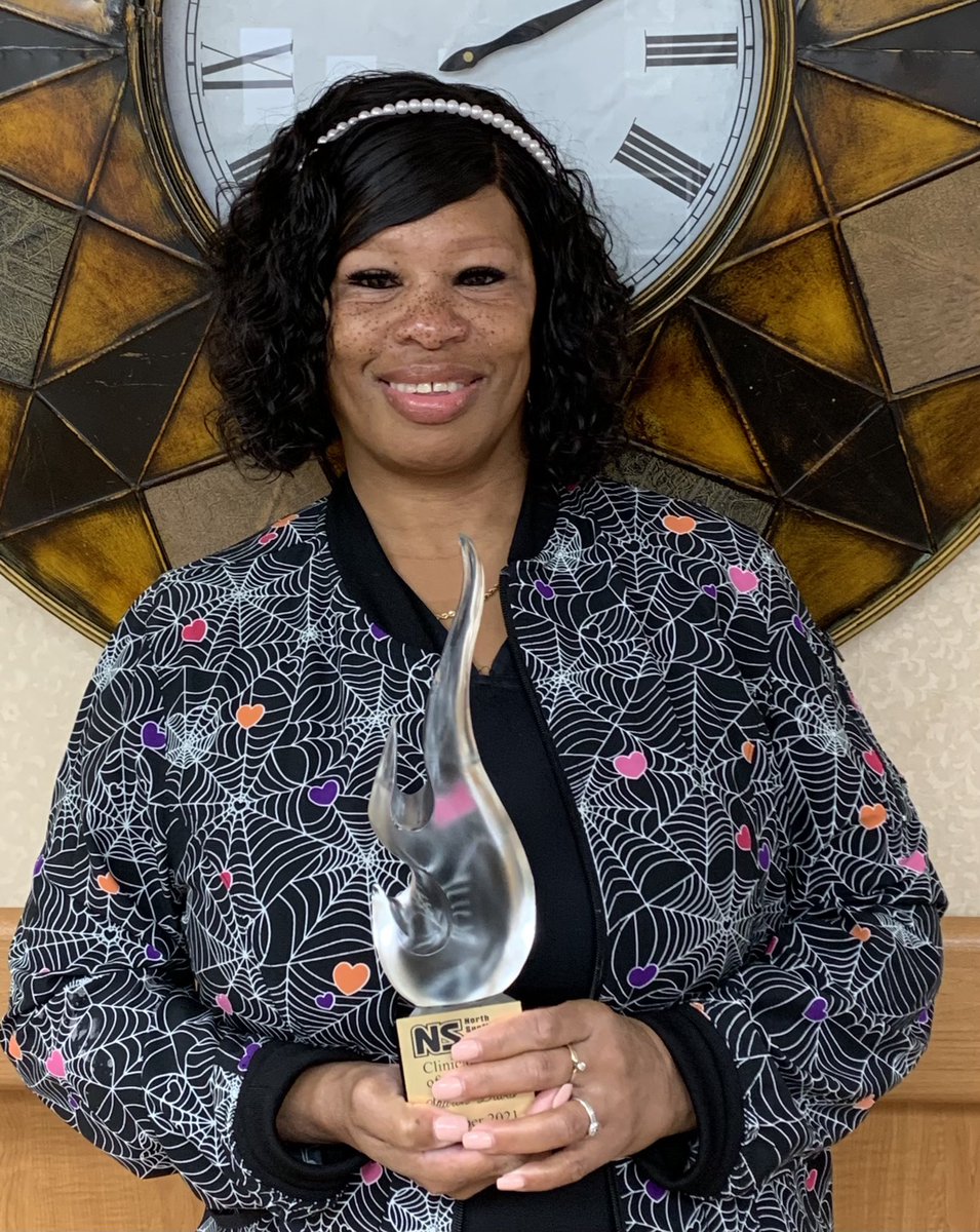 NSMCenter's tweet photo. Congratulations to Sharon Davis for winning October’s Clinical Hero of the Month. https://t.co/2n0cxySlCZ