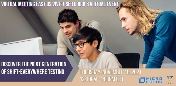 For organizations who are maturing in their #devops journey, it’s clear that shift-left &amp; shift-right are not enough. Join @MicroFocusNews &amp; <a href="/VivitWorldwide/">Vivit Worldwide</a>
 user group virtual roundtable where AI-infused, shift-everywhere #testing will be introduced. bit.ly/3bgUEeF