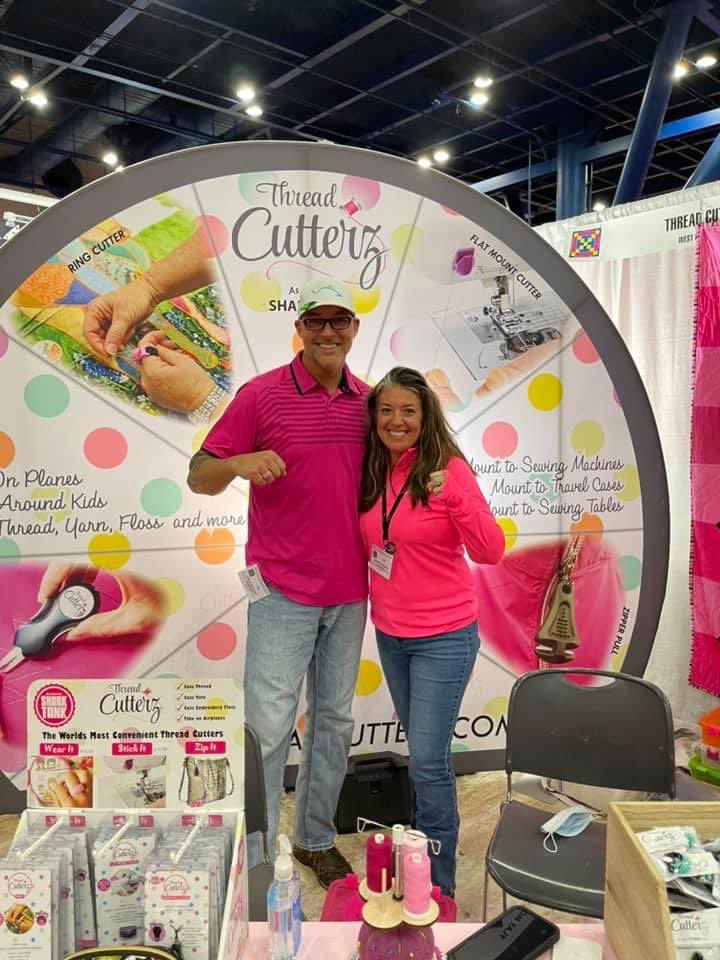 threadcutterz's tweet photo. Had a blast at #quiltfestival in Houston! https://t.co/6MddF0kYj5