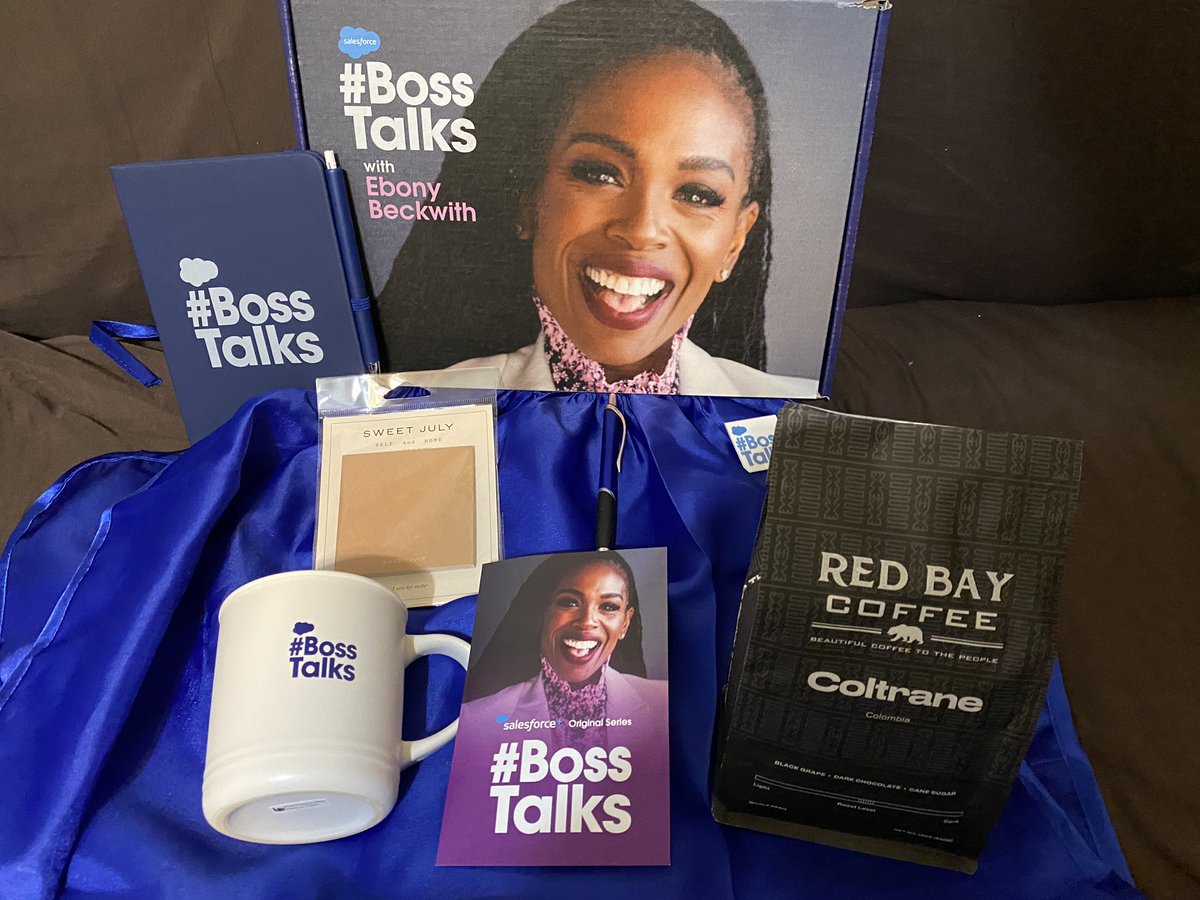 Thank You  @Salesforce @gofooji @doordash for this amazing #BossTalks pack!!