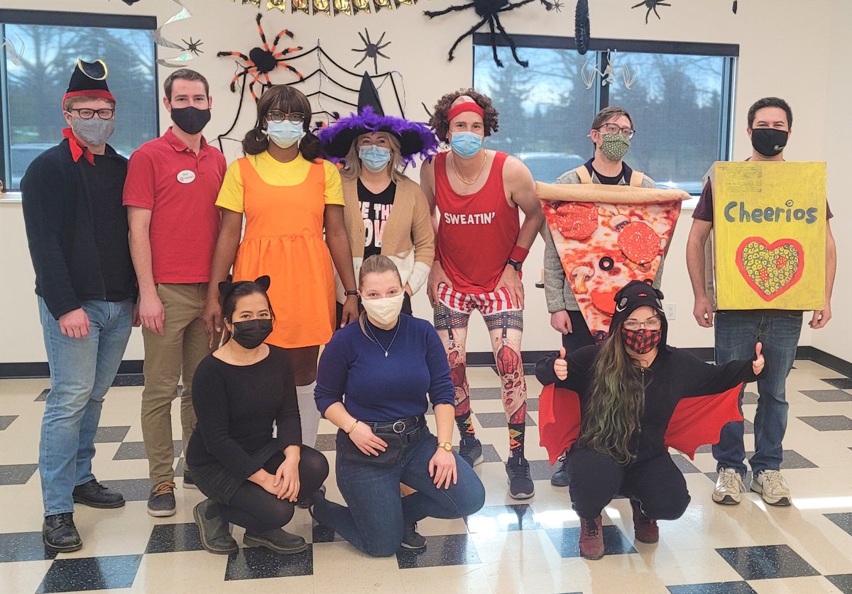 ip_fusion's tweet photo. Happy Halloween!!
The folks at IPFusion had a scarily good time on Friday 29th of October as they came decked in their finest costume to enjoy pizza, cupcakes and candy.
Follow the link below for all the pictures and the winners of the best costumes!
https://t.co/DwFsKo1vik https://t.co/EsKI3IuXNn