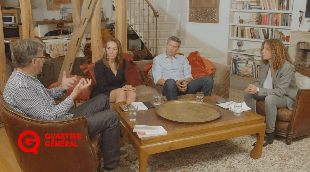 LibreQg's tweet photo. [LIVE] "Retrouver notre souveraineté" Tout de suite en accès libre, @dav_cayla, économiste, est avec les Constituants, @AvecCharlotteG, @manonlebretton et @FrancoisCocq, pour débattre des sujets politiques les plus stratégiques de la #presidentielle2022 👉https://t.co/snwnOlcyai https://t.co/qwE4teOBFw