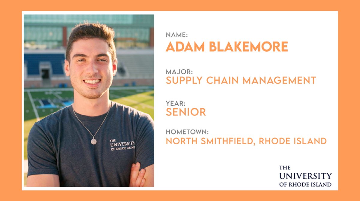 universityofri's tweet photo. Meet Adam, a URI legacy student, who has some deep ties to the Rhody community. Join him as he shares all the ways that he has been able to grow his own roots at URI. Check out Adam's segment of @TheCollegeTour!

WATCH: https://t.co/2Jpq62anKL https://t.co/DoTErSNE3w