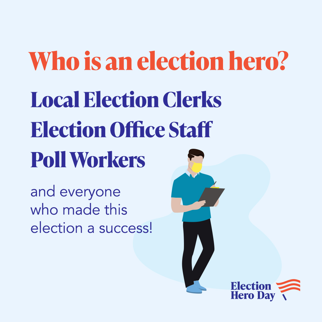 LawyersComm's tweet photo. Without the hard work of our local clerks in every community across our state and the thousands of volunteers working the polls, it would have been a challenge to keep our polling places open. #ThankYouElectionHeroes https://t.co/YwaQW0emuP