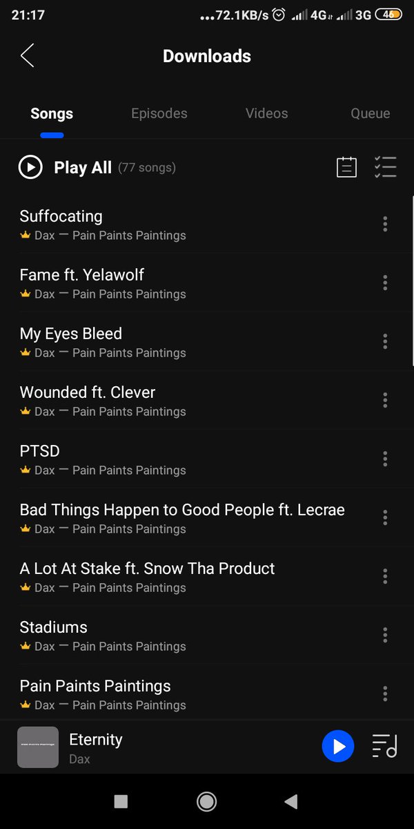 Rayswalker07's tweet photo. Dax 1st Album pain paints paintings is available on boomplay. Subscribe and download now
#Itsdax
@thatsdax
#Painpaintspaintings https://t.co/TKxqi6IepO