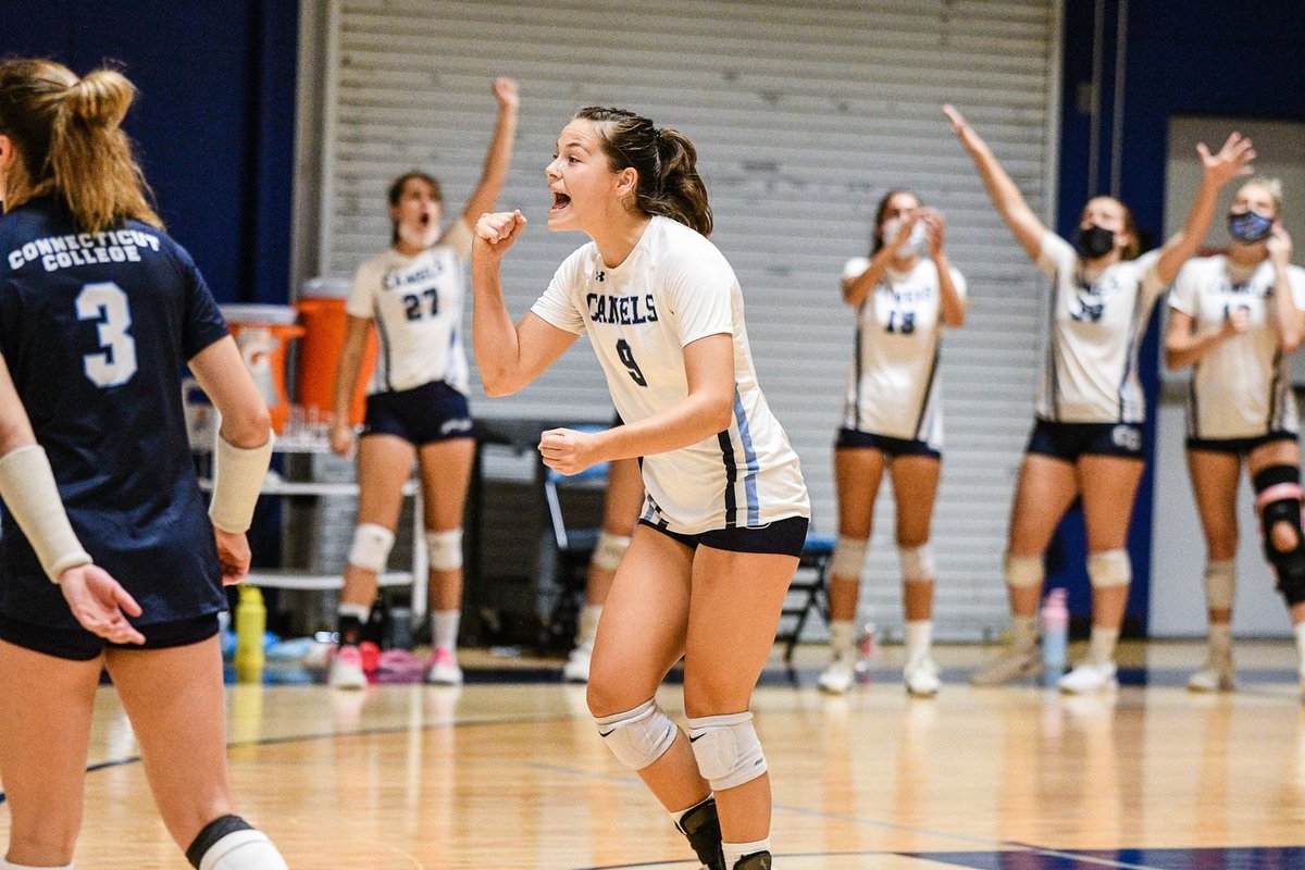 CamelAthletics's tweet image. .@CCVB1 has clinched a spot in the NESCAC Tournament! The Camels defeated Trinity over the weekend to secure the #️⃣7️⃣ seed. They will take on Wesleyan on Friday. #OneCamel 🐪🏐