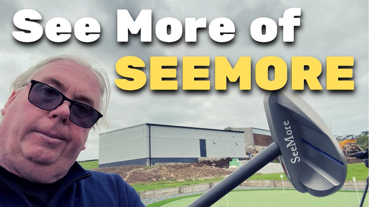 Just a quick video tonight to introduce you to my new Putting weapon of choice. Say hello to Seemore… we need a name for him, @kernownelly so far has called it a wand and also Excalibur lol <a href="/CarbonmacS/">CarbonMac Putter Shafts</a> <a href="/SeeMorePutters/">SeeMore Putters</a> #bigoggie 
THIS IS MY SEEMORE PUTTER youtu.be/Pi6y2uJ5bdQ