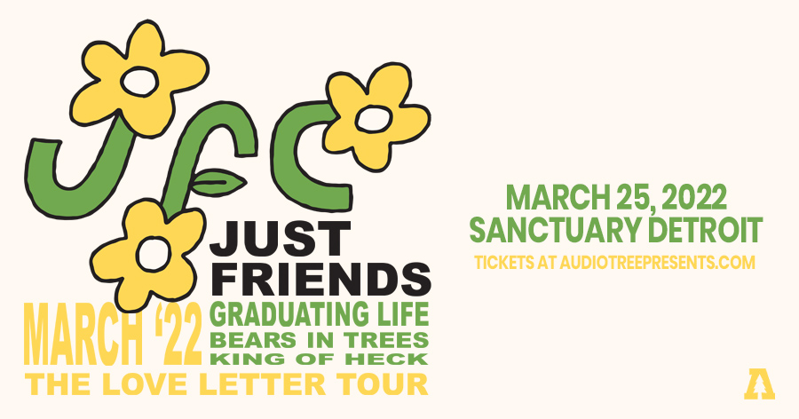 KickstandMI's tweet photo. 🚨New Show!🚨 Reported as the band whose music feels like a hug, @JFCREWBABY is coming to @sanctuarydet on March 25 with very special guests #graduatinglife @bears_in_trees @kingofheck Tickets for The Love Letter Tour on sale Friday! https://t.co/bFCGyPCaOU